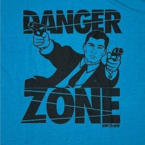 Archer Danger TShirt, size small brand new in package